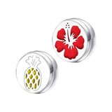 Maxbell 2x Face Mask Perfume Aromatherapy Essential Oil Diffuser Locket Dress Brooch