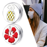 Maxbell 2x Face Mask Perfume Aromatherapy Essential Oil Diffuser Locket Dress Brooch