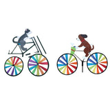 Maxbell 2 Pieces Windmill Pinwheel Wind Spinner Toy Garden Party Decor