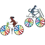 Maxbell 2 Pieces Windmill Pinwheel Wind Spinner Toy Garden Party Decor