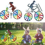 Maxbell 2 Pieces Windmill Pinwheel Wind Spinner Toy Garden Party Decor