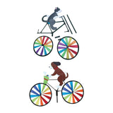 Maxbell 2 Pieces Windmill Pinwheel Wind Spinner Toy Garden Party Decor