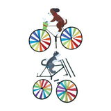 Maxbell 2 Pieces Windmill Pinwheel Wind Spinner Toy Garden Party Decor