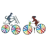 Maxbell 2 Pieces Windmill Pinwheel Wind Spinner Toy Garden Party Decor