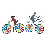 Maxbell 2 Pieces Windmill Pinwheel Wind Spinner Toy Garden Party Decor