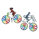 Maxbell 2 Pieces Windmill Pinwheel Wind Spinner Toy Garden Party Decor