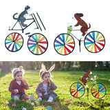 Maxbell 2 Pieces Windmill Pinwheel Wind Spinner Toy Garden Party Decor