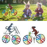 Maxbell 2 Pieces Windmill Pinwheel Wind Spinner Toy Garden Party Decor