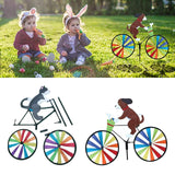 Maxbell 2 Pieces Windmill Pinwheel Wind Spinner Toy Garden Party Decor