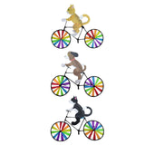 Maxbell 3 Pieces Windmill Pinwheel Wind Spinner Toy Garden Party Decor