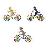 Maxbell 3 Pieces Windmill Pinwheel Wind Spinner Toy Garden Party Decor