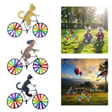 Maxbell 3 Pieces Windmill Pinwheel Wind Spinner Toy Garden Party Decor