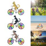 Maxbell 3 Pieces Windmill Pinwheel Wind Spinner Toy Garden Party Decor