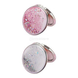 Maxbell 2 Pieces Double Sided Makeup Mirror Portable Magnifying