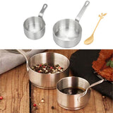 Maxbell Set of 2 Stainless Steel Mini Sauce Pan Nonstick Small Milk Pan Tools