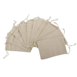 Maxbell 8x10x BUrlap Jute Drawstring Pouch Gift Bags Wedding Xmas Sack 8x10cm