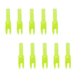 Maxbell 4x10pcs Archery plastic Nock Arrow Shaft End Accessories transparent yellow
