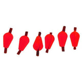 Maxbell 4x6Pcs Float Foam Strike Indicator For Fly Fishing Red