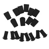 Maxbell 2x10pcs Zipper Pulls Cord Rope Paracord Ends Lock Split Buckles