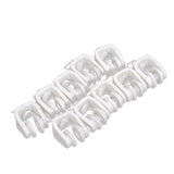 Maxbell 14x10pcs Plastic Curtain Track Runners Rail Runners with Eyelet