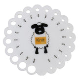 Maxbell 36xKnitting Knit Needle Gauge Ruler Measure