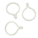 Maxbell 6x10pcs Curtain Rod Rings with Eyelet White