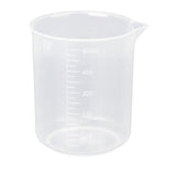 Maxbell 4x50ml-500ml Clear Graduated Beaker Measuring Cup Kitchen Lab Tool 500ml