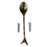 Maxbell 12xAntique Bronze Creative Spoon Design Kitchen Cabinet Closet Drawer Pull Handle 76mm