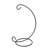 Maxbell 8xWhite/Black Iron Hanging Plant Stand Holder Landscaping Garden Black 23cm