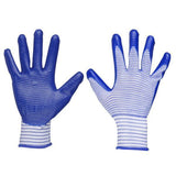 Maxbell 4xProtective Gloves Bite-proof for Hamster Bite - Blue Zebra-stripe