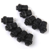 Maxbell 8x10 x Car Boat Locking Dash OFF-ON Push Button Switch Black