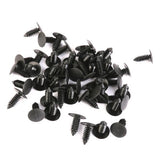 Maxbell 6xNylon Tree Type Push Rivet Car Retainer Clip for GM 1595864 1605396 50Pcs