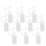 Maxbell 4x10pcs 10ml Needle Tip Empty Plastic Squeezable Dropper Bottle Liquid Storage