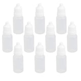 Maxbell 4x10x Empty Squeezable Dropper Bottle Screw Cap for Eye Drops Lab Liquid 10ml