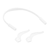 Maxbell 3xChildren's sunglasses Silicone Band Strap + Anti Slip Ear Hooks Holder White