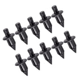 Maxbell 3xBumper Card Panel Black Fasteners Mounting Clips Push-Type Suit for for Suzuki