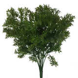 Maxbell 12xArtificial Plastic Plant 6 Branches Parsley Grass Home Wedding Decor
