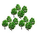 Maxbell 15xModel Trees Train Set Plastic Trunks Scenery Landscape HO N Scale - 10PCS
