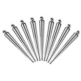 Maxbell 30x10pcs Silver Spike Charms 35mm