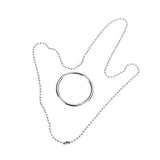 Maxbell 4xMagic Ring Chain Metal Magic Trick Props Knot