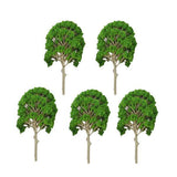 Maxbell 20x5 Pcs Train Model Mulberry Trees Scale 1:50 - 75