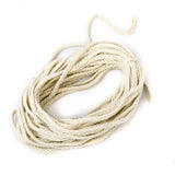 Maxbell 4xNatural 100% Cotton Braided Rope Cord for Bag Handle Pulley Beige