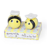 Maxbell 4xCeramic Bee Salt & Pepper Shakers Wedding Favors