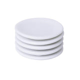 Maxbell 4x5 pcs 1/12 Dollhouse Miniature White Porcelain Dish Plate