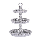 Maxbell 4x1/12 Dollhouse Miniature 3-layer Metal Dessert Snack Rack Stand