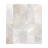Maxbell 4x10pcs inlay material White shell blanks size 36 x 12 x 1.0mm