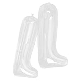 Maxbell 9xFootful Inflatable Shoes Stretcher Boots Insert Shaper Plastic Stand Support