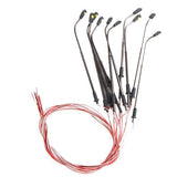 Maxbell 4x10x Model Street Lamp Lights Single Head for Model Train Layout Scene 1:200