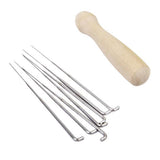 Maxbell 3xSet 7pcs Felting Needles with Wood Handle Wool Felt Tool Felting Starter Kit
