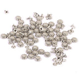 Maxbell 4xPumpkin Shape Rivets Studs 50 sets Silver